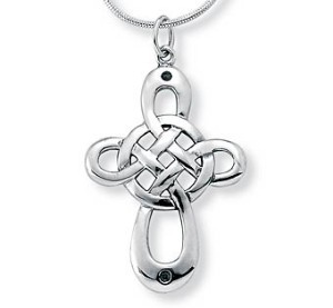 Celtic Cross Sterling Silver Pendant